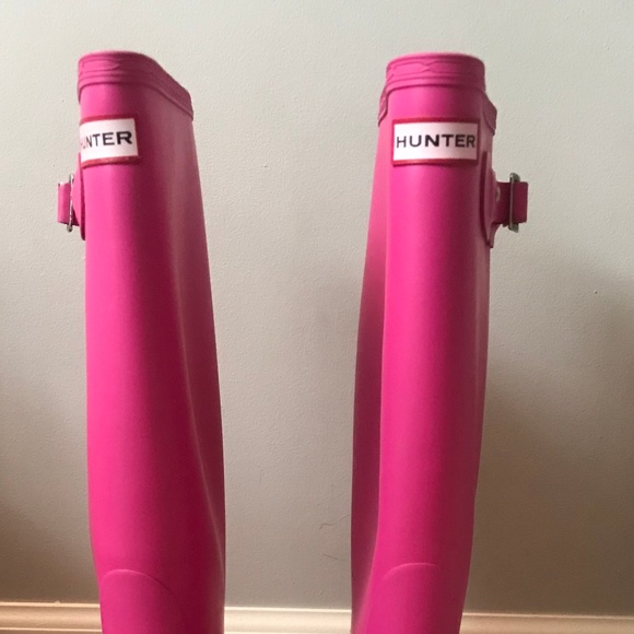 Original Tall Matte Lipstick Pink Hunter Rain Boot - Picture 4 of 6